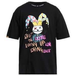 Vision Of Super Men’s Crew Neck Clown Jersey Short Sleeve T-shirt S